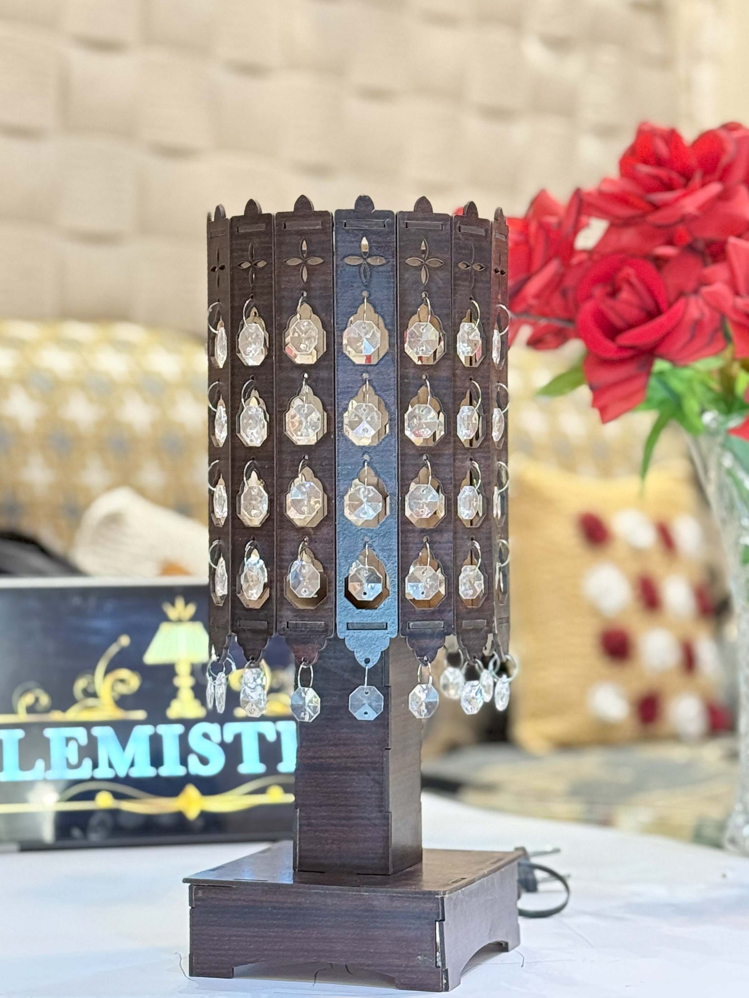 Royal Craft | Handcrafted Bedside Lamp by Lemistry